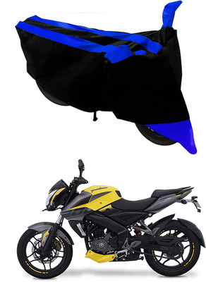 APNEK Two Wheeler Cover for Bajaj(Pulsar NS 200, Blue, Black)
