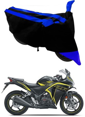 Ascension Two Wheeler Cover for Honda(CBR 250R, Blue, Black)