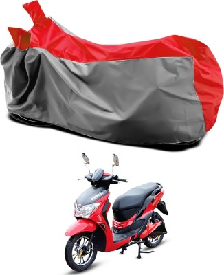 Ascension Two Wheeler Cover for Hero Electric(Dash, Red, Grey)