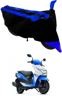 AutoRash Two Wheeler Cover for Honda(Dio, Blue, Black)