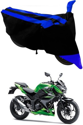 Ascension Two Wheeler Cover for Kawasaki(Z250, Blue, Black)