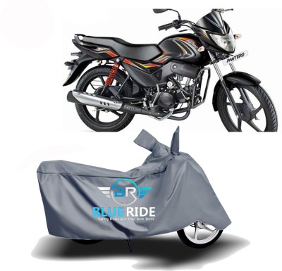 BLUERIDE Two Wheeler Cover for Mahindra(Pantero, Grey)