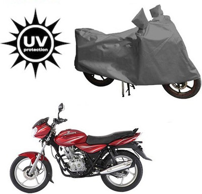 Atulit enterprises Waterproof Two Wheeler Cover for Bajaj(Discover 125 DTS-i, Grey)