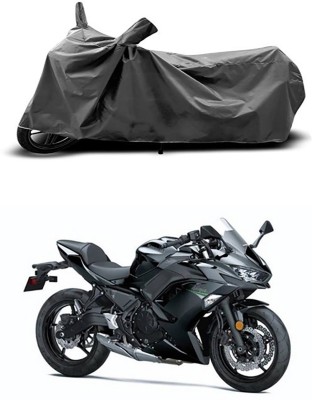 Genipap Two Wheeler Cover for Kawasaki(Ninja 650, Grey)