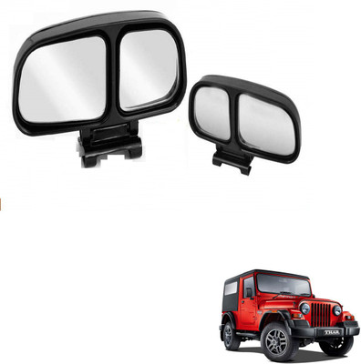 SEMAPHORE Manual Blind Spot Mirror For Mahindra Thar(Exterior)
