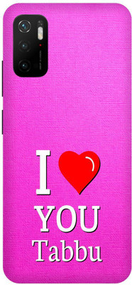 Zaplab Back Cover for POCO M3 Pro 5G,MZB0956IN, I Love You Tabbu Printed Back Cover(Multicolor, Hard Case, Pack of: 1)