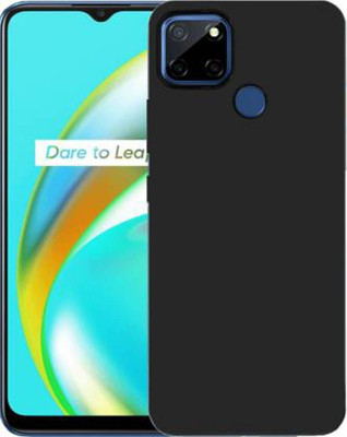 DMJHP Back Cover for Realme C20(Black, Pack of: 1)