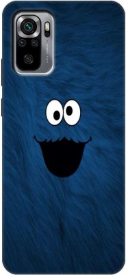 King Maker Back Cover for Redmi Note 10s(Blue, Grip Case, Silicon, Pack of: 1)