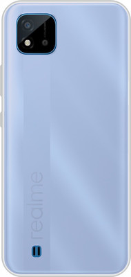 Dreamcase Back Cover for Realme C20(Transparent, Dual Protection, Silicon, Pack of: 1)