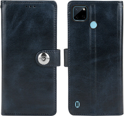 BOZTI Back Cover for Realme C25y, Realme C21, Realme C21y(Blue, Dual Protection, Pack of: 1)