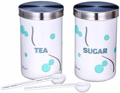 Boriva Plastic Tea Coffee & Sugar Container  - 900 ml(White)