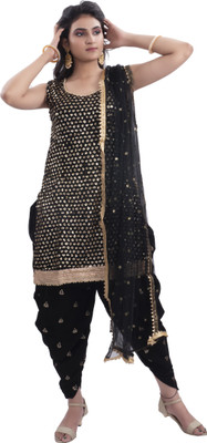 DRESSED UP DIVAS Women Dhoti Pant Dupatta Set