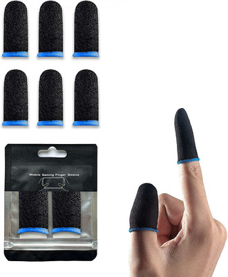 OLOF Mobile Gaming Thumb/Finger Sleeves, 6 piece Claw Socks - Breathable Finger Sleeve(Pack of 6)