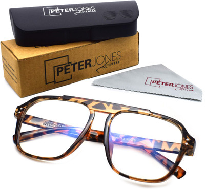 PETER JONES Full Rim Square Frame(56 mm)