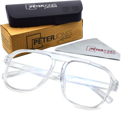 PETER JONES Full Rim Square Frame(56 mm)
