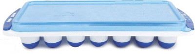 futurist world Ice Tray Easy Push Premium POP-Out Ice Cube Tray with Flexible Silicon Bottom and Over Lid Blue Silicone Ice Cube Tray (Pack of1) White, Blue Plastic Ice Cube Tray(Pack of1) futurist world Ice Tray Easy Push Premium POP-Out Ice Cube Tray with Flexible Silicon Bottom and Over Lid Blue Silicone Ice Cube Tray (Pack of1) White, Blue Plastic Ice Cube Tray(Pack of1)