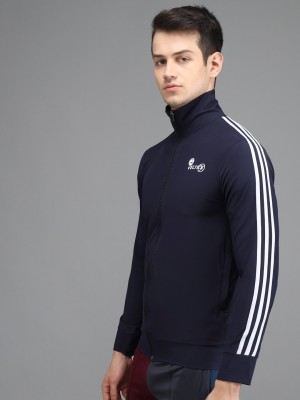 Veltick Full Sleeve Striped Men Jacket