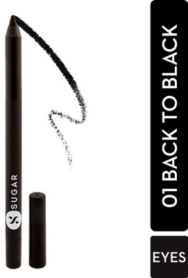 SUGAR Cosmetics Stroke Of Genius Heavy-Duty Kohl(Black, 1.2 g)