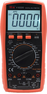 VAR TECH V 8222 G, 3½ Digits, 1000 V DC / 750 V AC, TRUE RMS with Backlight Digital Multimeter(Multicolor 2000 Counts)