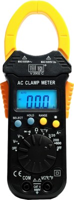 VAR TECH Digital Clamp Meter V 2002 C, 3 ½ Digits, AUTO RANGING Digital Multimeter(Black, Yellow 2000 Counts)