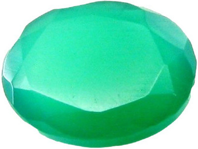 Takshila Gems Natural Green Onyx Stone 6.25 Ratti / 5.62 Carat Lab Certified Onyx Stone