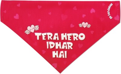 Go Bandanas India Bandana for Cat, Dog(Red)