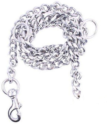 JAPIN Stainless Steel Dog Training Chain/Leash 155 cm 152 cm Dog Chain Leash(Silver)
