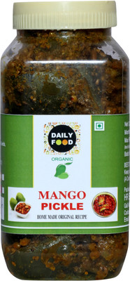 Daily Food Homemade Pure Natural Organic Dry Ramkela Mango Pickle Aam Ka Achar (400gm) Mango Pickle(400 g)