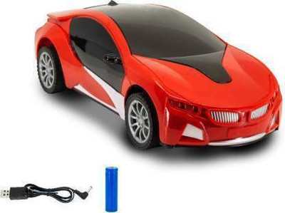 AS TRADERS Wireless Remote Control High Speed 3D Famous Car with Light_Car 25(Red)