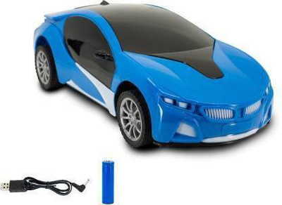 AS TRADERS Wireless Remote Control High Speed 3D Famous Car with Light_Car 13(Blue)