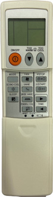 SHIELDGUARD AC Remote Control No. 142, Compatible for  Split Air Conditioner Mitsubishi Remote Controller(White)