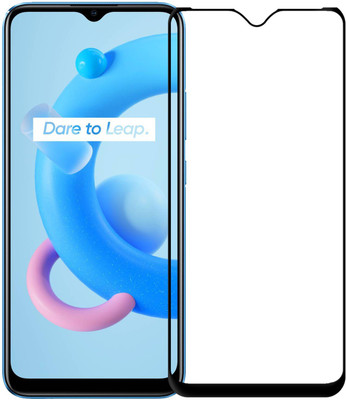 Karpine Edge To Edge Tempered Glass for Realme C11 2021(Pack of 1)
