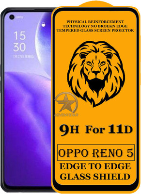 SEVEN7STAR Edge To Edge Tempered Glass for Oppo Reno 5(Pack of 1)