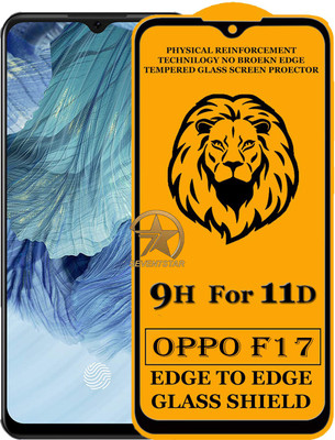 SEVEN7STAR Edge To Edge Tempered Glass for Oppo F17(Pack of 1)