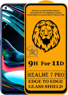 SEVEN7STAR Edge To Edge Tempered Glass for Realme 7 Pro(Pack of 1)