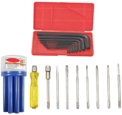 Gadariya King 8 in 1 Mini Screwdriver Precision Multi-Tool / Repair Kit Set - [8 in 1 Screwdriver Set with 9pcs AllenKey set Combination Screwdriver Set(Pack of 8)
