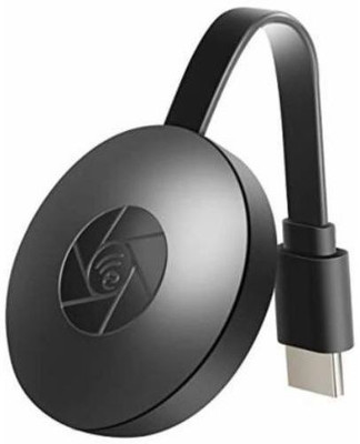 GUGGU ESF_702I Chrome cast WiFi HDMI Dongle & Wireless Display for TV\Laptop\Desktop\Tablet Compatible with All Smartphone Media Streaming Device(Black)