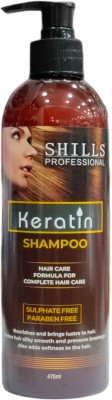 Shills Professional Sulphate And Paraben Free Keratin Shampoo(475 ml)