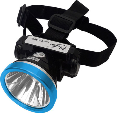 24 ENERGY 25 Watt Adjustable Head Lamp Rechargeable 6 hrs Torch Emergency Light(Black Blue)