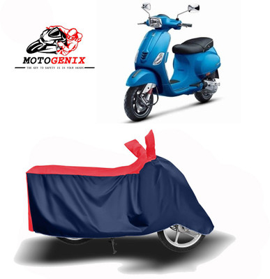 MOTOGENIX Two Wheeler Cover for Vespa(Vespa SXL, Red, Blue)