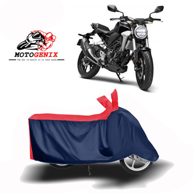 MOTOGENIX Two Wheeler Cover for Honda(CB300R, Red, Blue)
