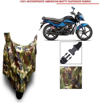 Human Plus Waterproof Two Wheeler Cover for Hero(Splendor Plus, Green)