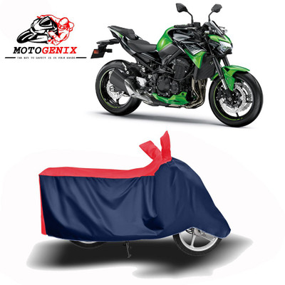 MOTOGENIX Two Wheeler Cover for Kawasaki(Z900, Red, Blue)