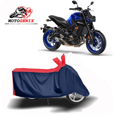 Mdstar Two Wheeler Cover for Yamaha(MT 9, Red, Blue)