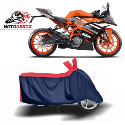 MOTOGENIX Two Wheeler Cover for KTM(RC 200, Red, Blue)