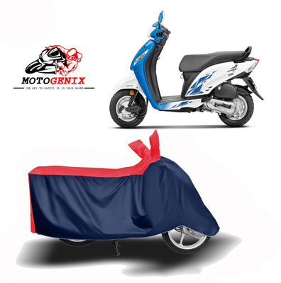 Amozkart Two Wheeler Cover for Honda(Activa i, Red, Blue)