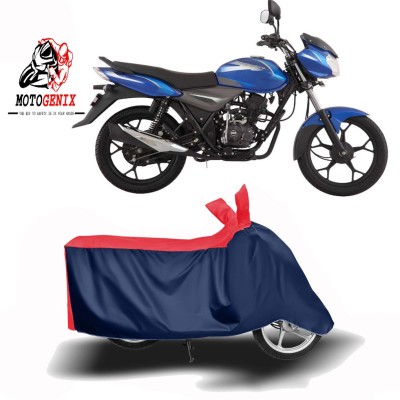 Parulstore Two Wheeler Cover for Bajaj(Discover 110, Red, Blue)