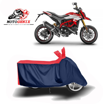 MOTOGENIX Two Wheeler Cover for Ducati(Hypermotard, Red, Blue)