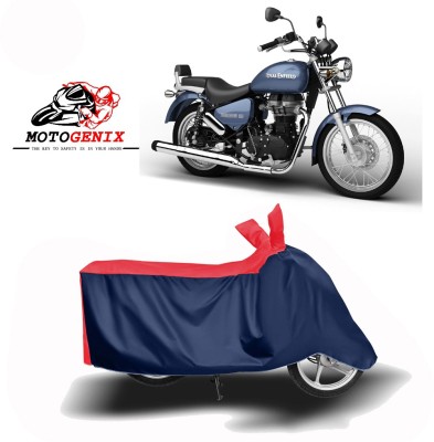 MOTOGENIX Two Wheeler Cover for Royal Enfield(Thunderbird 500, Red, Blue)