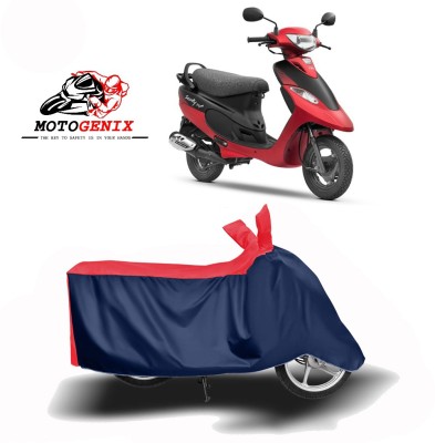 MOTOGENIX Two Wheeler Cover for TVS(Scooty Pep+, Red, Blue)